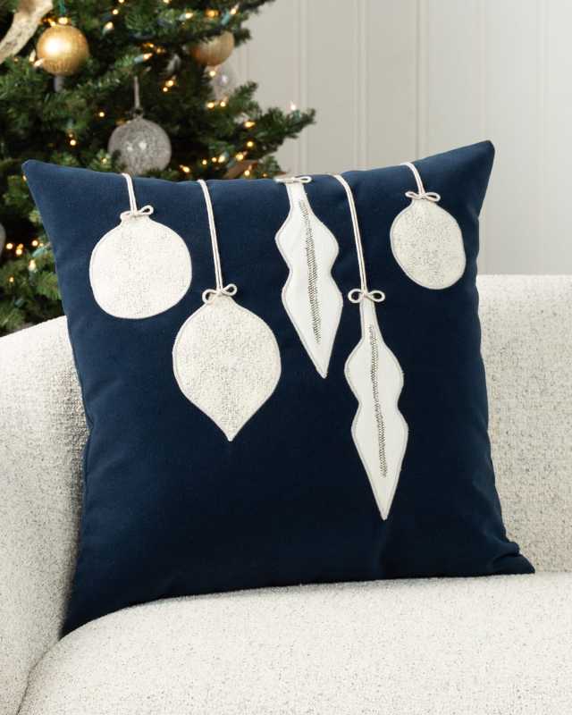 Ornaments Pillow, 20" Square